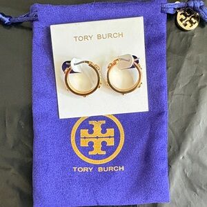 Tory Burch Gold Hoop Earrings